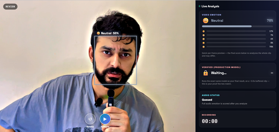 SENTIRA — Multimodal Emotion Recognition